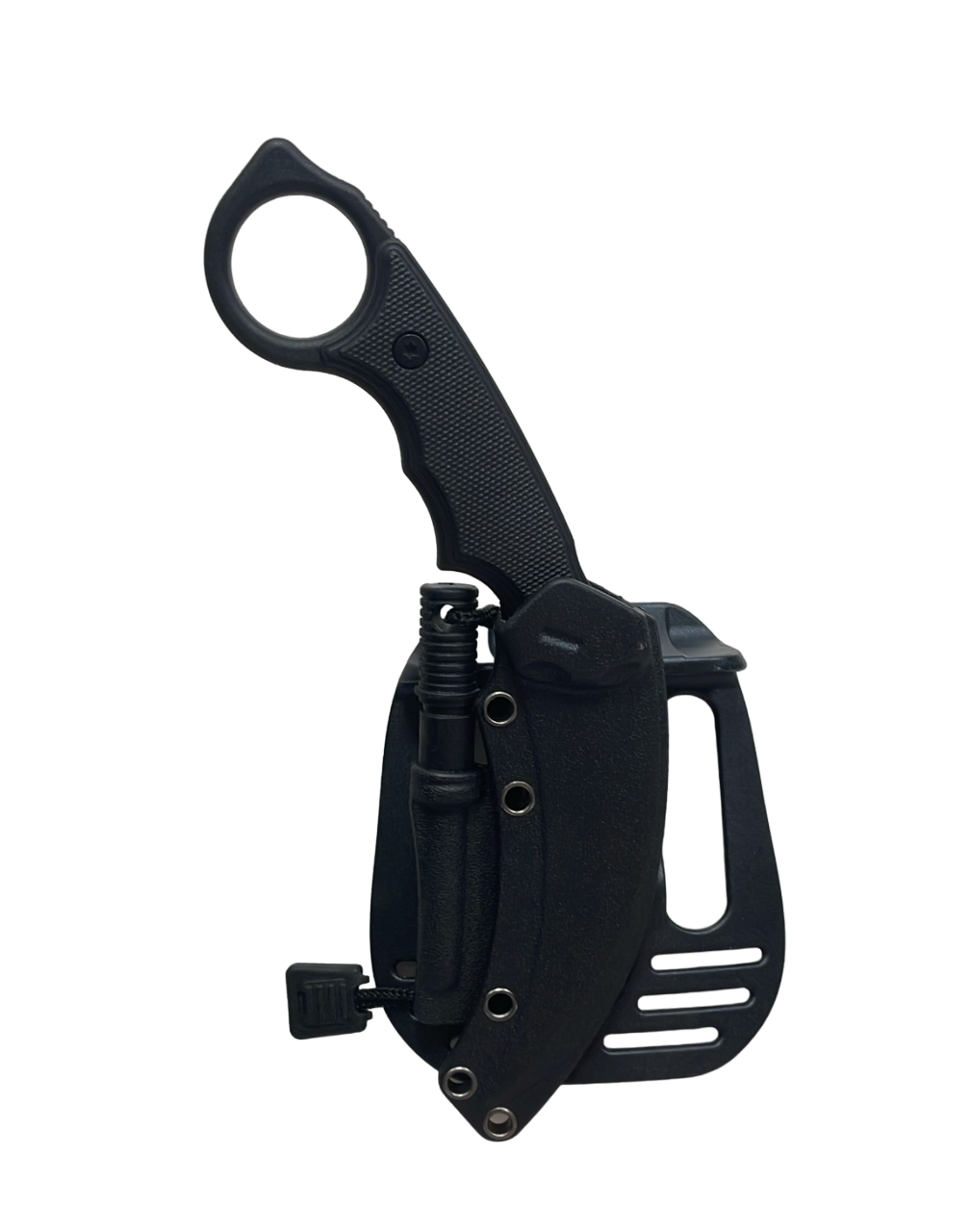 Stone Wash Finish Blade, Abs Handle, Fire Starter and ABS Sheath